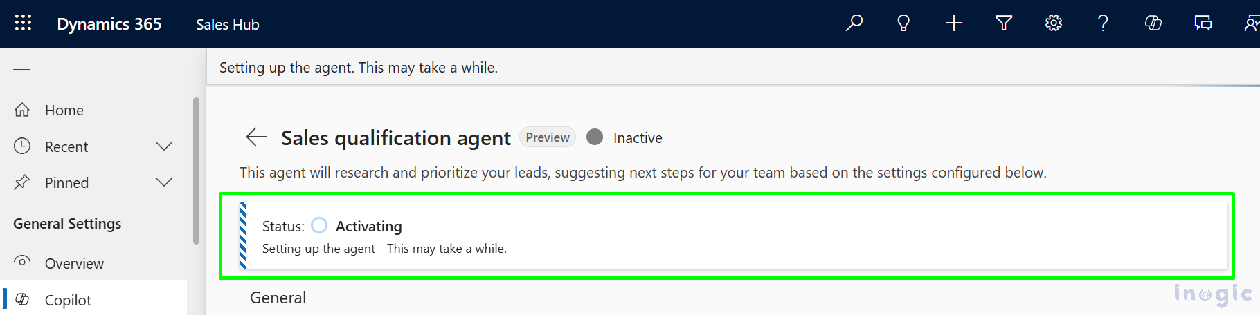Sales Qualification Agent in Dynamics 365