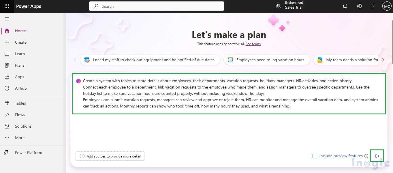 Power Platform Plan Designer