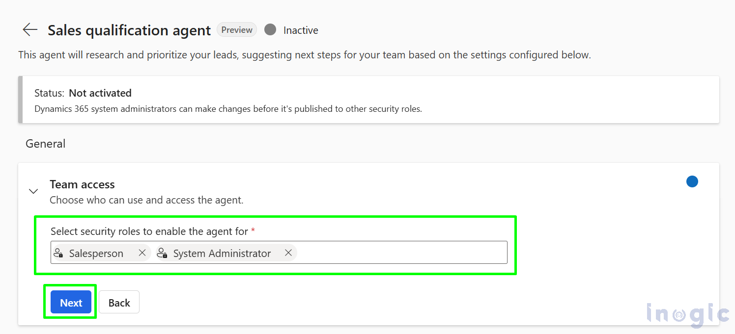 Sales Qualification Agent in Dynamics 365