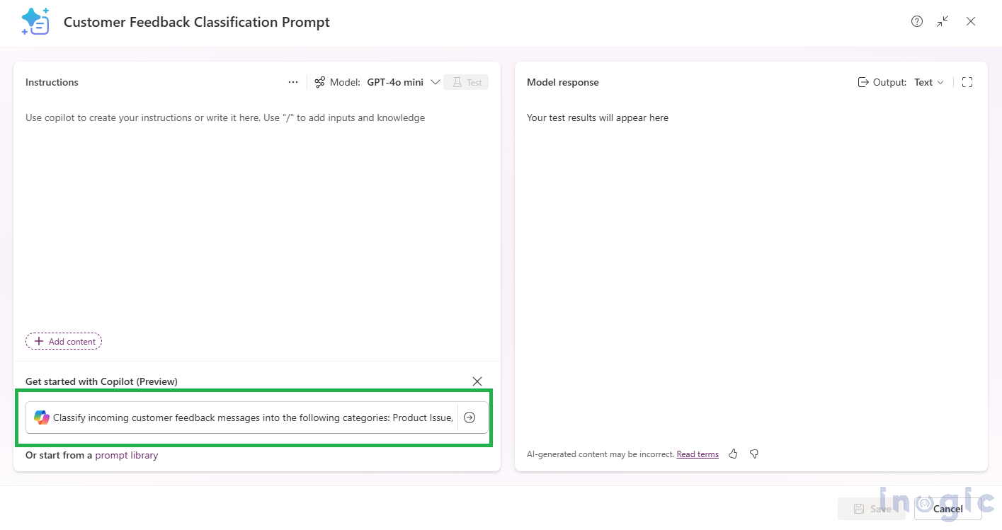 AI Prompts Using Copilot in Power Apps