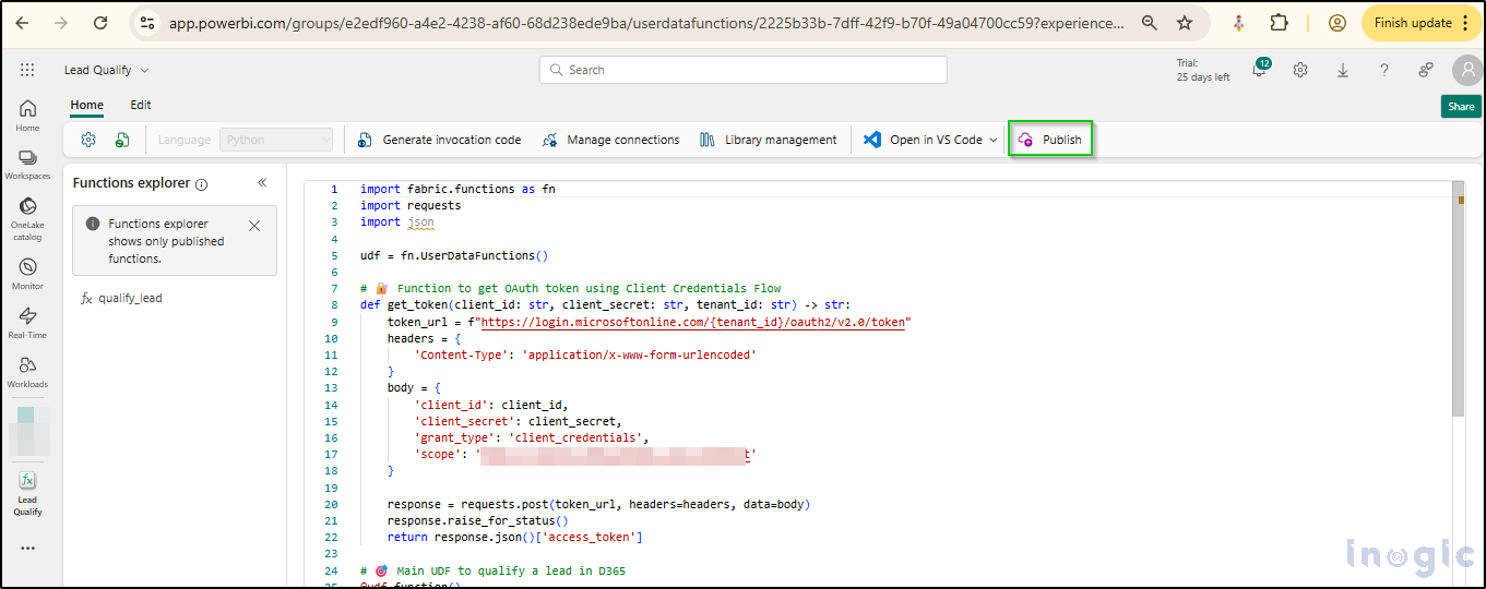 Building Translytical Flows in Power BI Reports