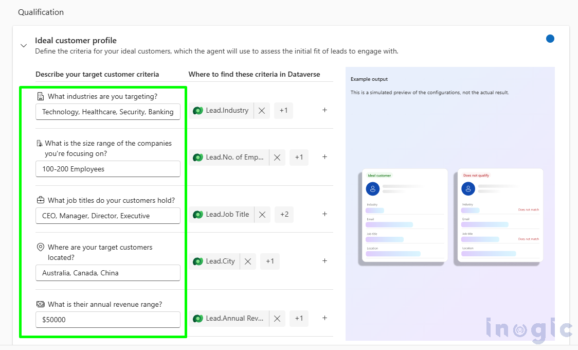 Sales Qualification Agent in Dynamics 365