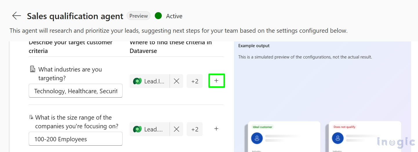 Sales Qualification Agent in Dynamics 365