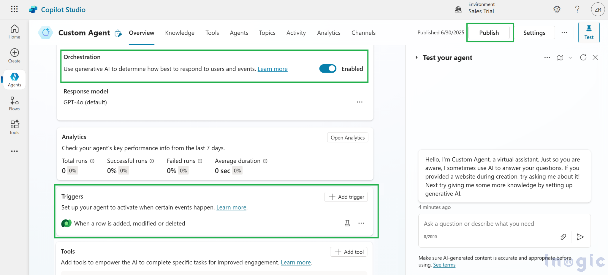 Model-Driven Apps with Copilot Agents