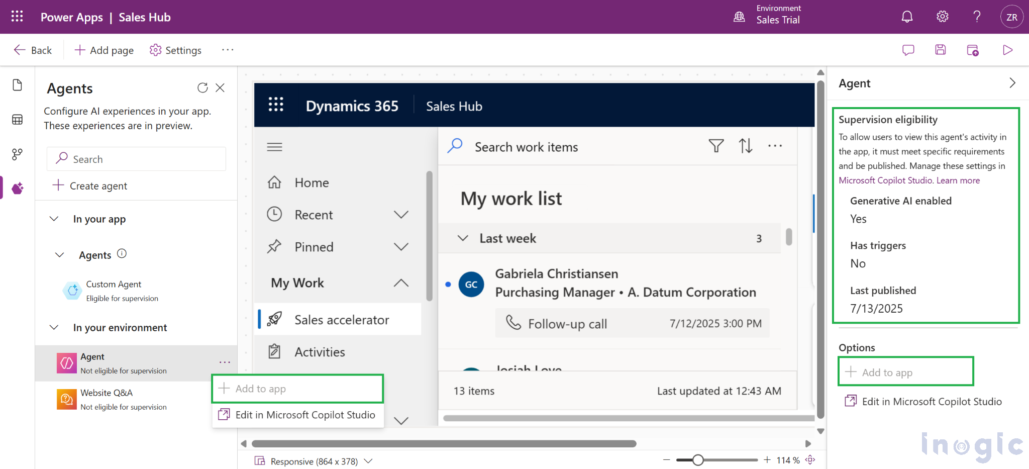 Model-Driven Apps with Copilot Agents