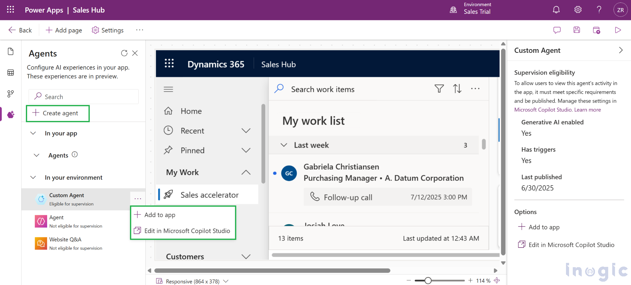 Model-Driven Apps with Copilot Agents