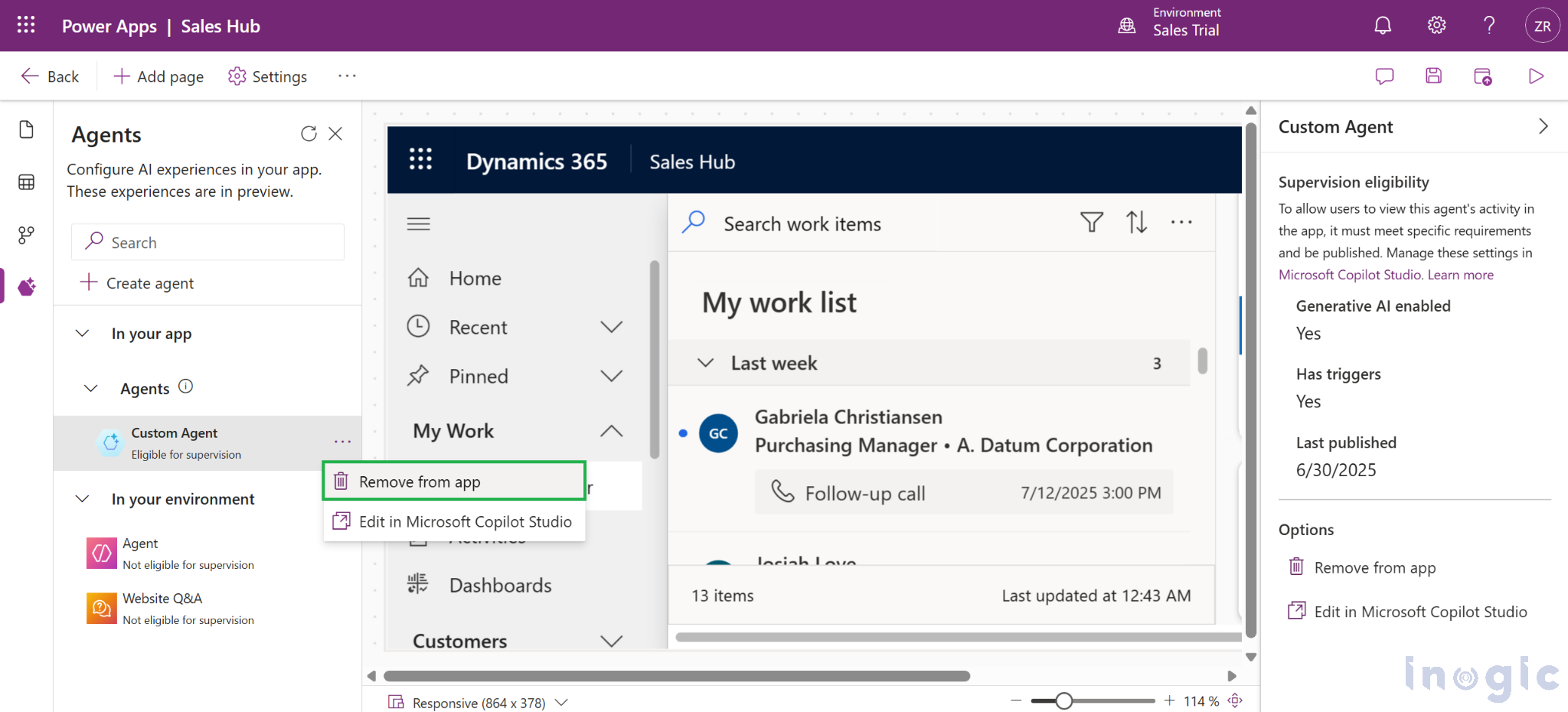 Model-Driven Apps with Copilot Agents