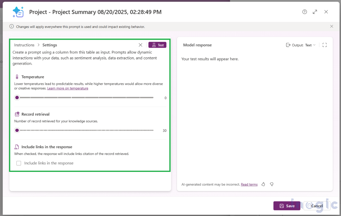 Configure and Use the Prompt Column in Dataverse