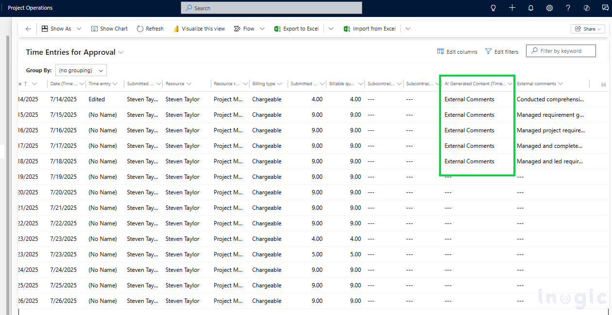 Copilot Transforms Time Entry in Dynamics 365 Project Operations