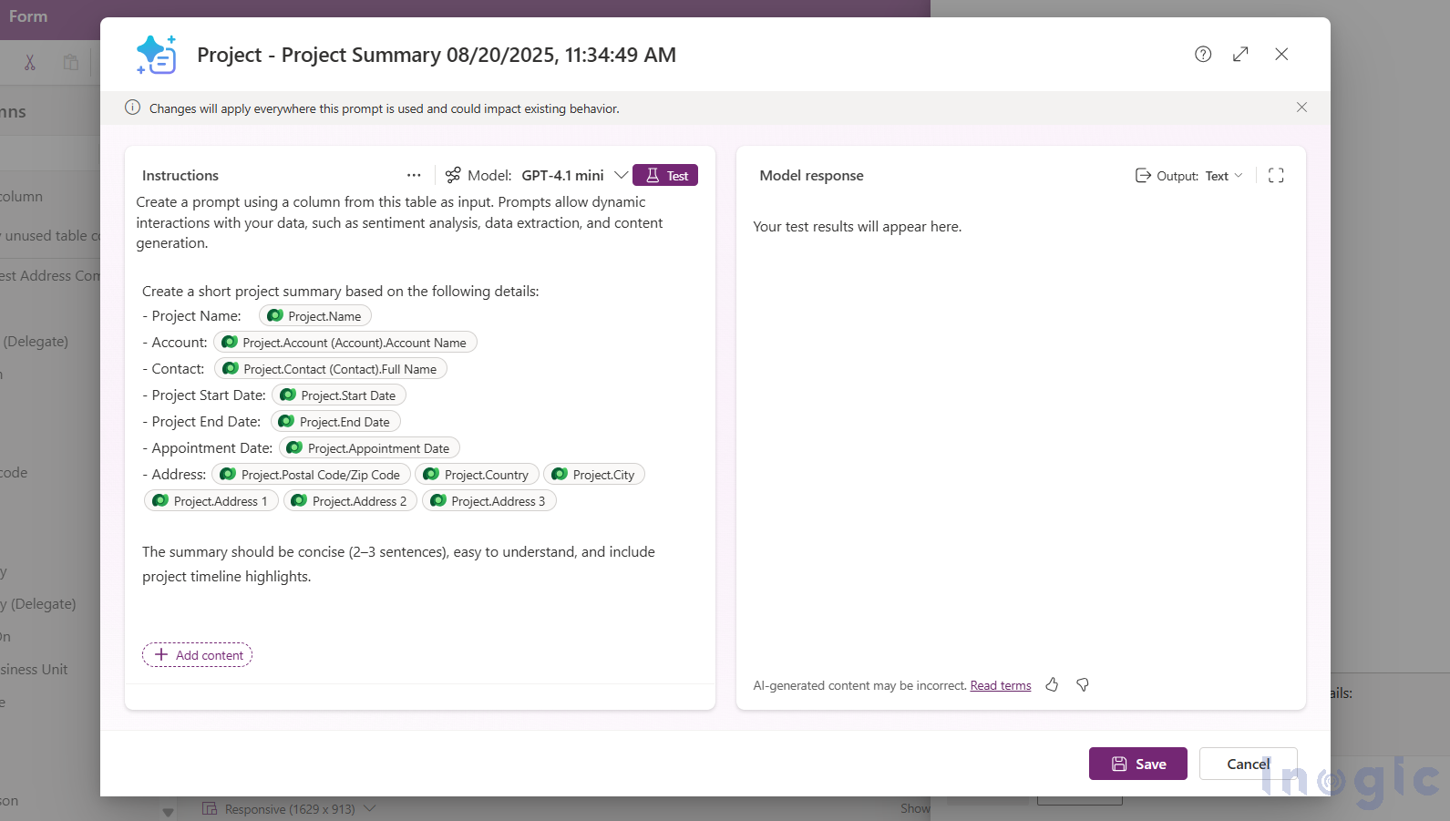 Configure and Use the Prompt Column in Dataverse