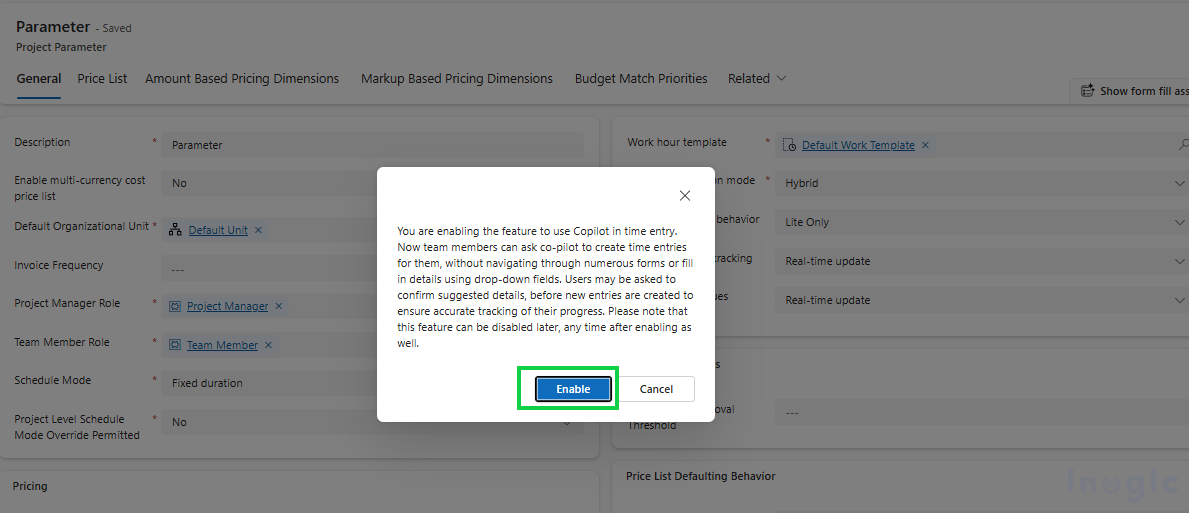 Copilot Transforms Time Entry in Dynamics 365 Project Operations