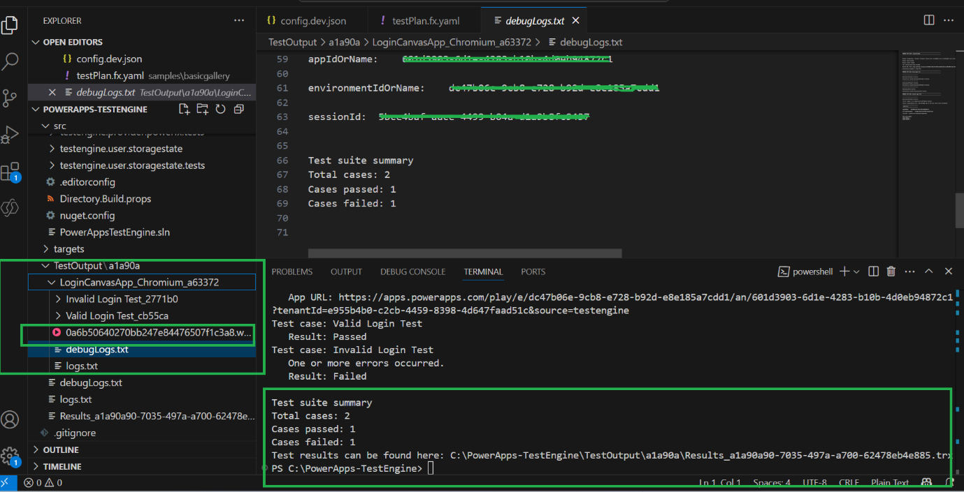 Power Apps Test Engine
