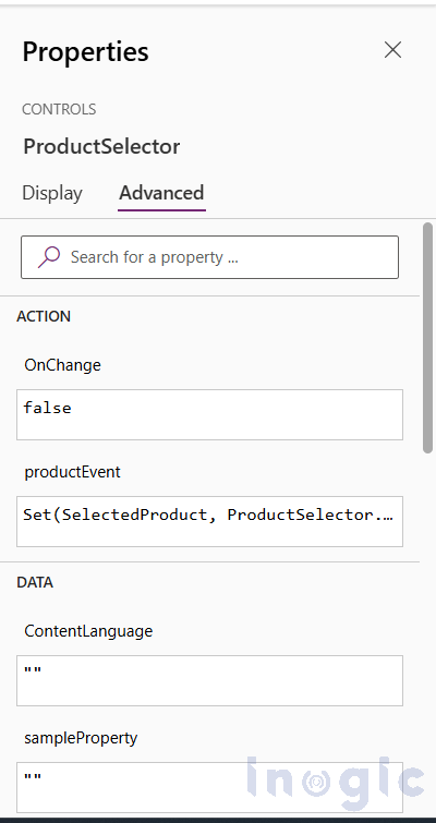 PowerApps Component Framework Events