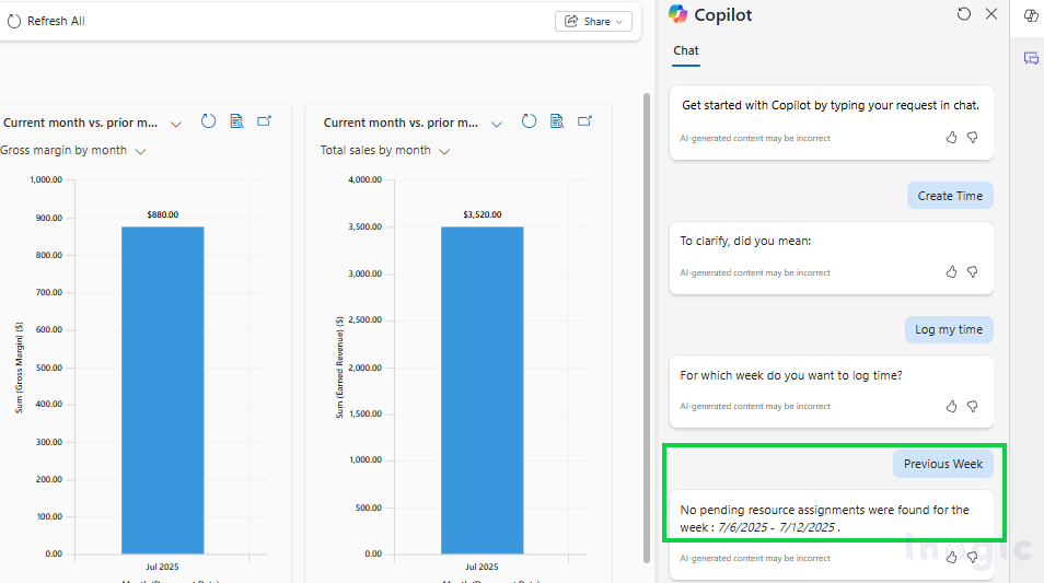 Copilot Transforms Time Entry in Dynamics 365 Project Operations