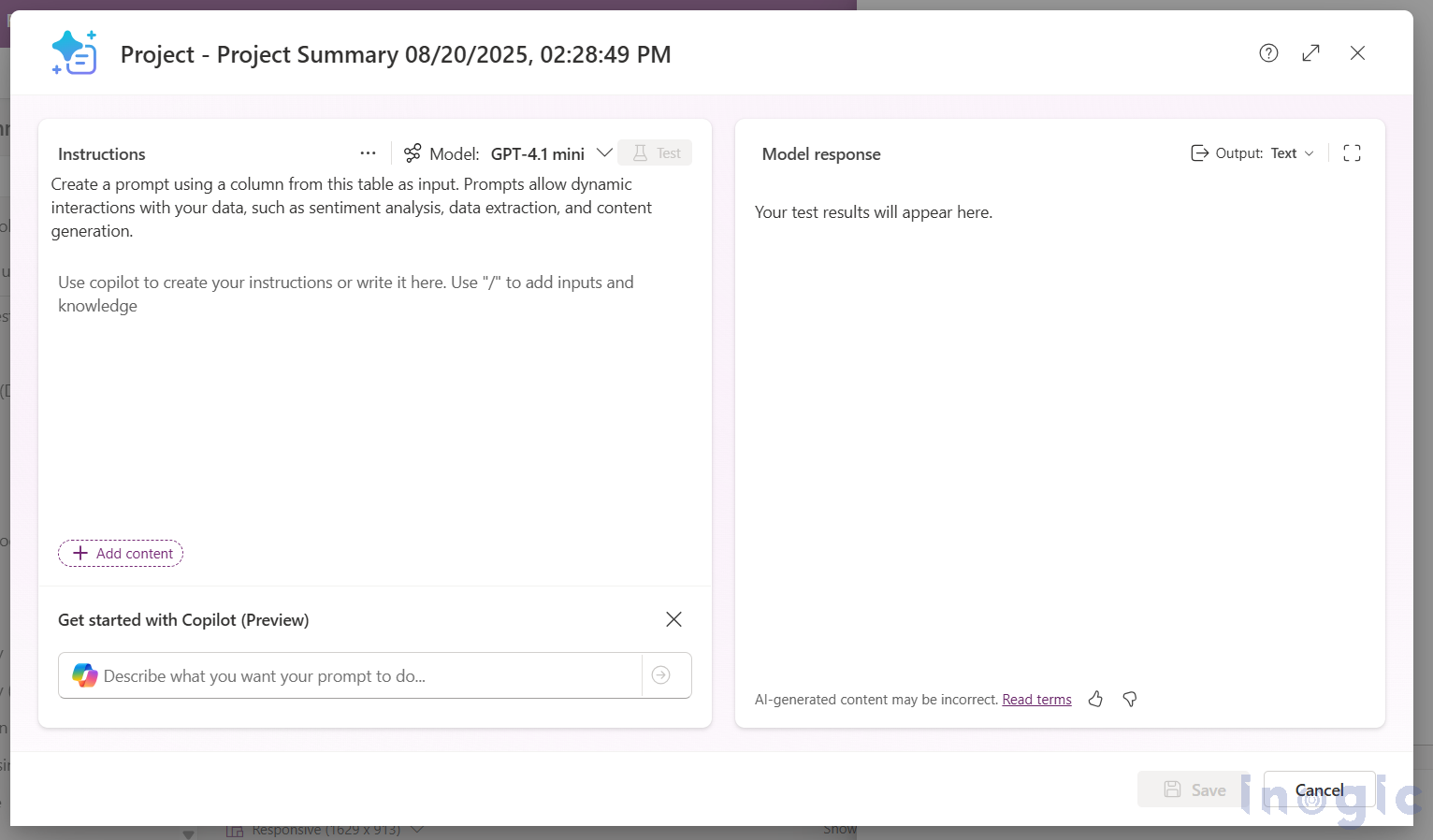 Configure and Use the Prompt Column in Dataverse