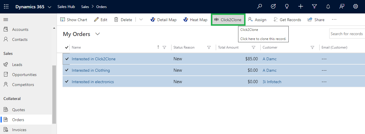 Clone or Copy Dynamics 365 CRM Records