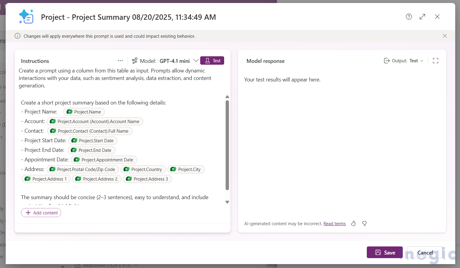Configure and Use the Prompt Column in Dataverse