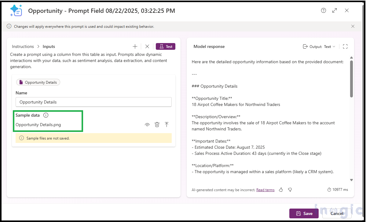 Copilot Custom Prompts and AI Builder in Dynamics 365 Sales