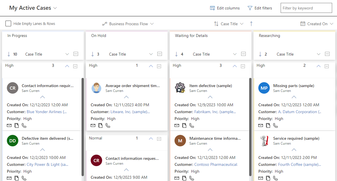 Dynamics 365 CRM Using Kanban Boards