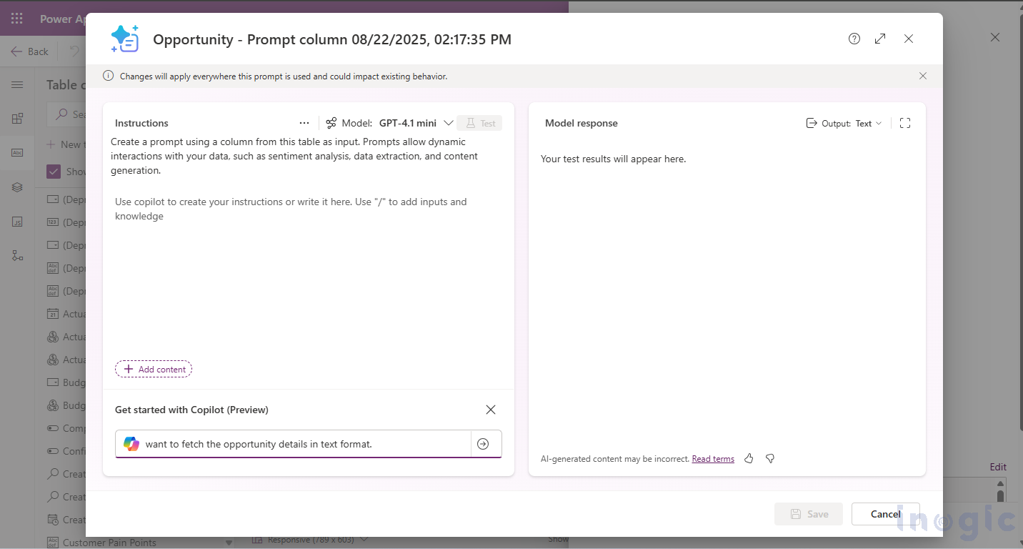Copilot Custom Prompts and AI Builder in Dynamics 365 Sales