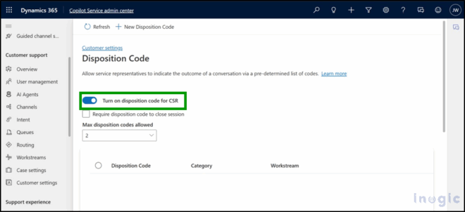How to Configure Disposition Codes in Microsoft Copilot Service Admin ...