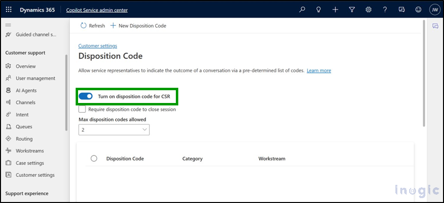 Microsoft Copilot Service Admin Center