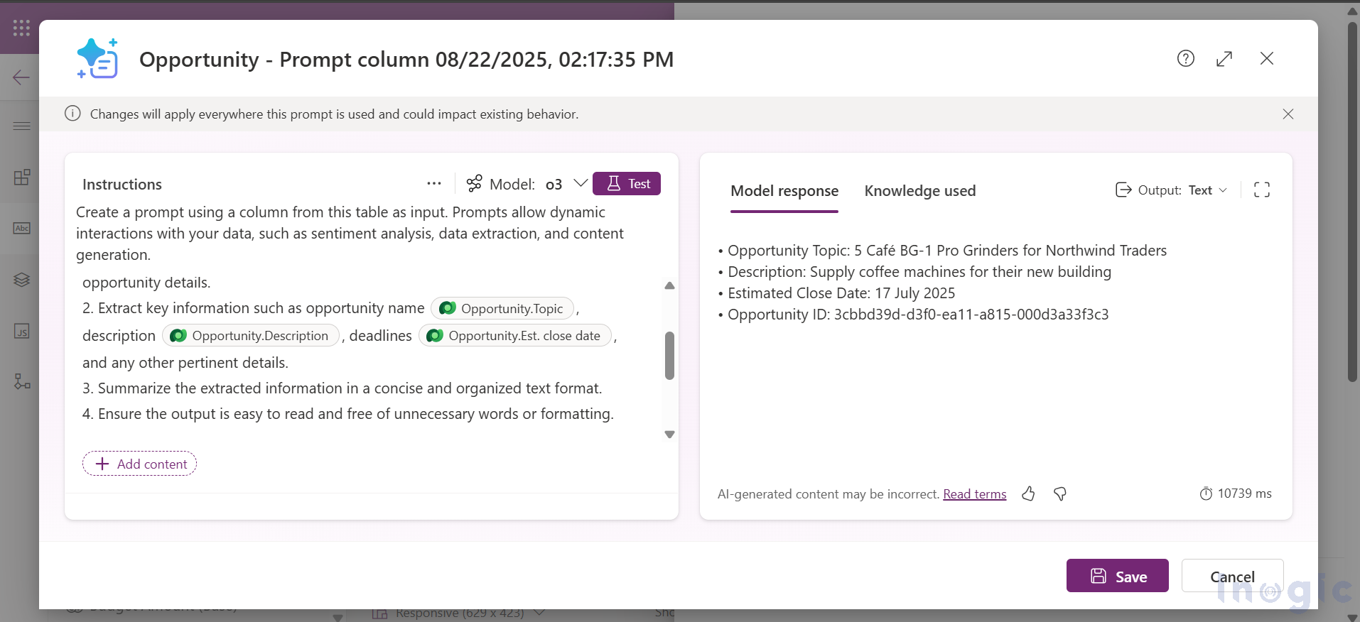 Copilot Custom Prompts and AI Builder in Dynamics 365 Sales