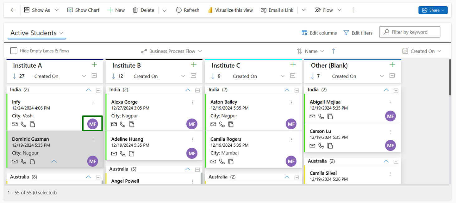 Dynamics 365 CRM Using Kanban Boards
