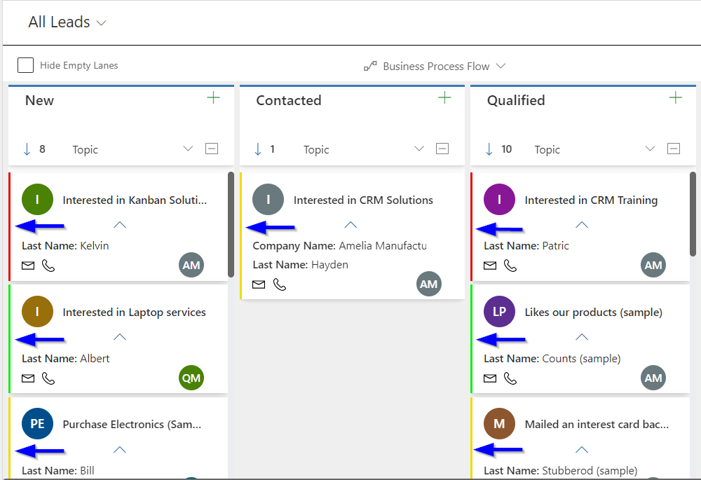 Dynamics 365 CRM Using Kanban Boards