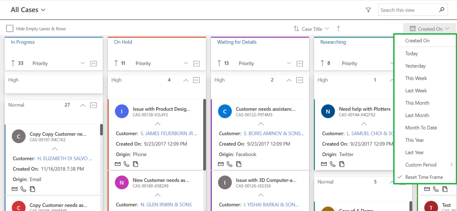 Dynamics 365 CRM Using Kanban Boards