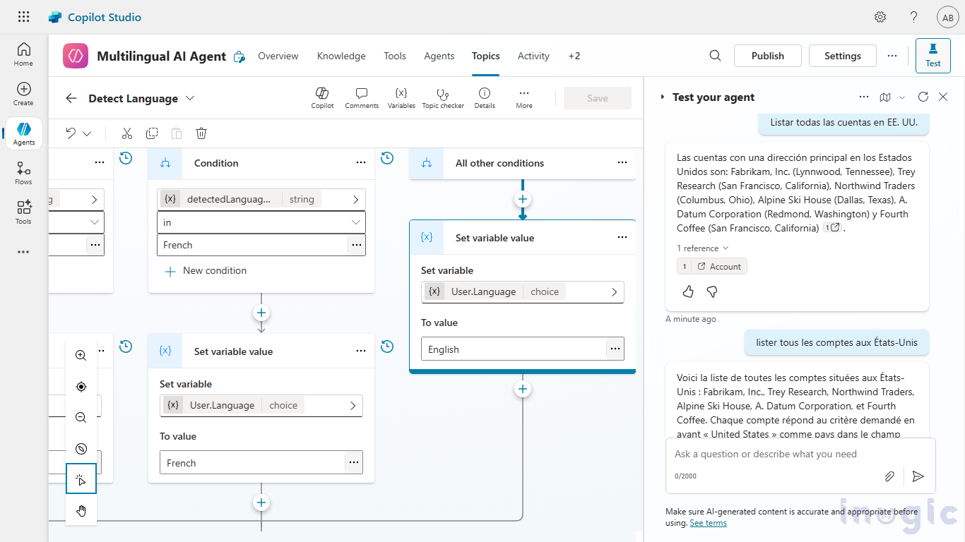 Multilingual Agents in Microsoft Copilot Studio