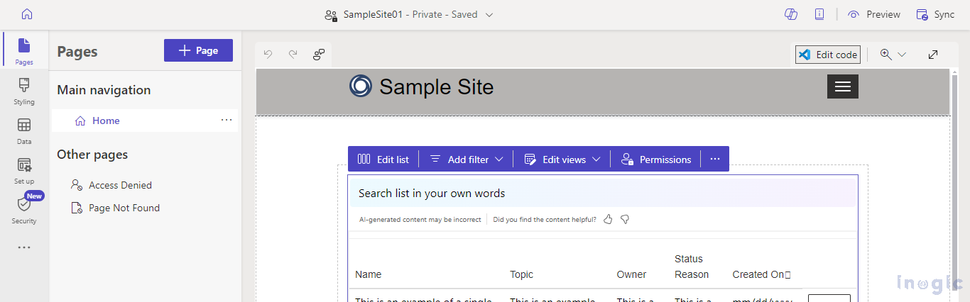 Conditional Formatting in Power Pages