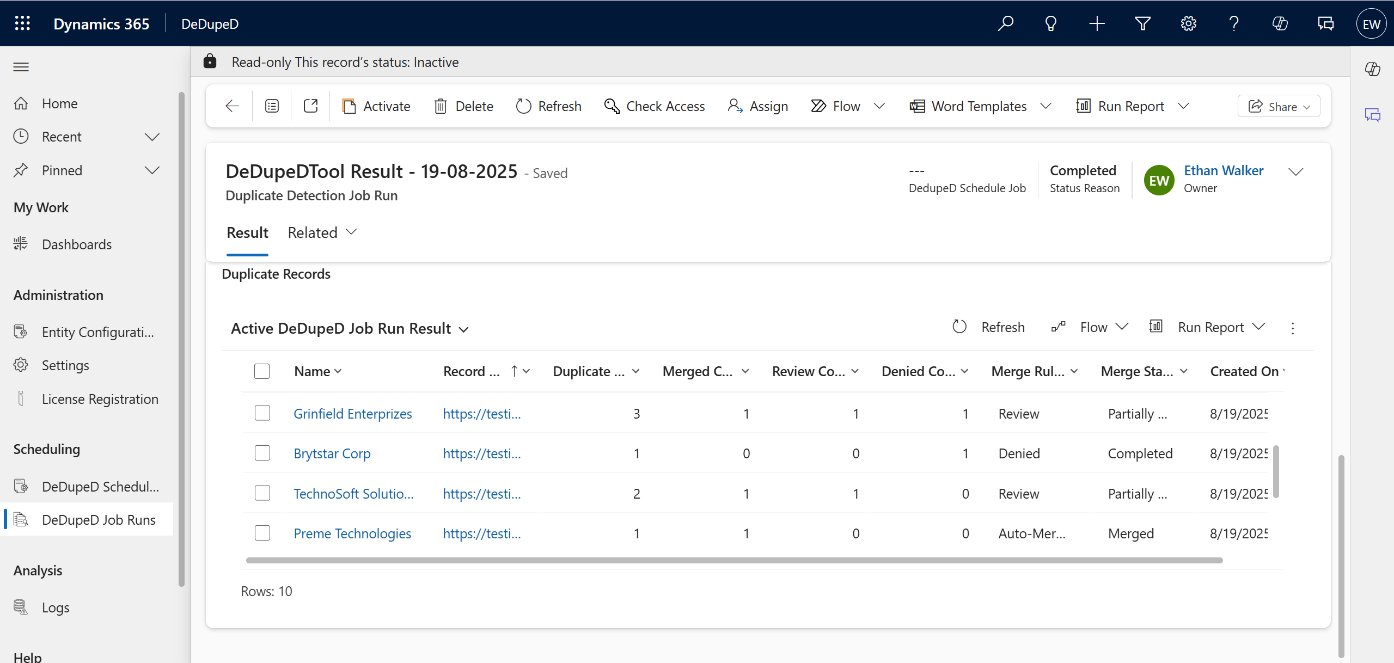 Merge Duplicate Records Automatically in Dynamics 365 CRM