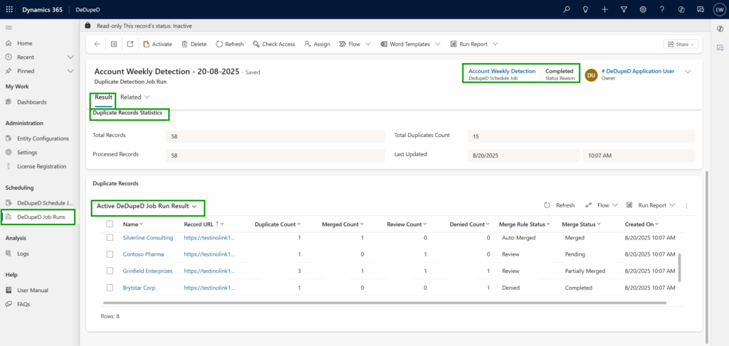 Merge Duplicate CRM Records Using AI in Dynamics 365