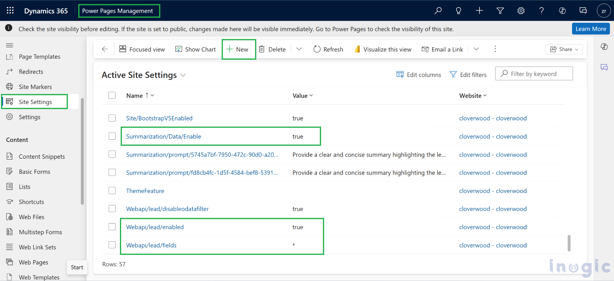 Power Pages Summary Component with Dataverse Tables