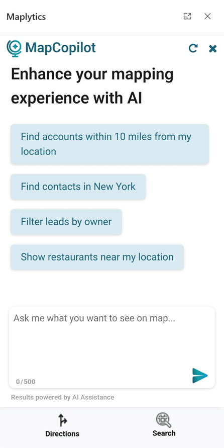 AI-Powered Geo-Mapping Companion for Dynamics 365