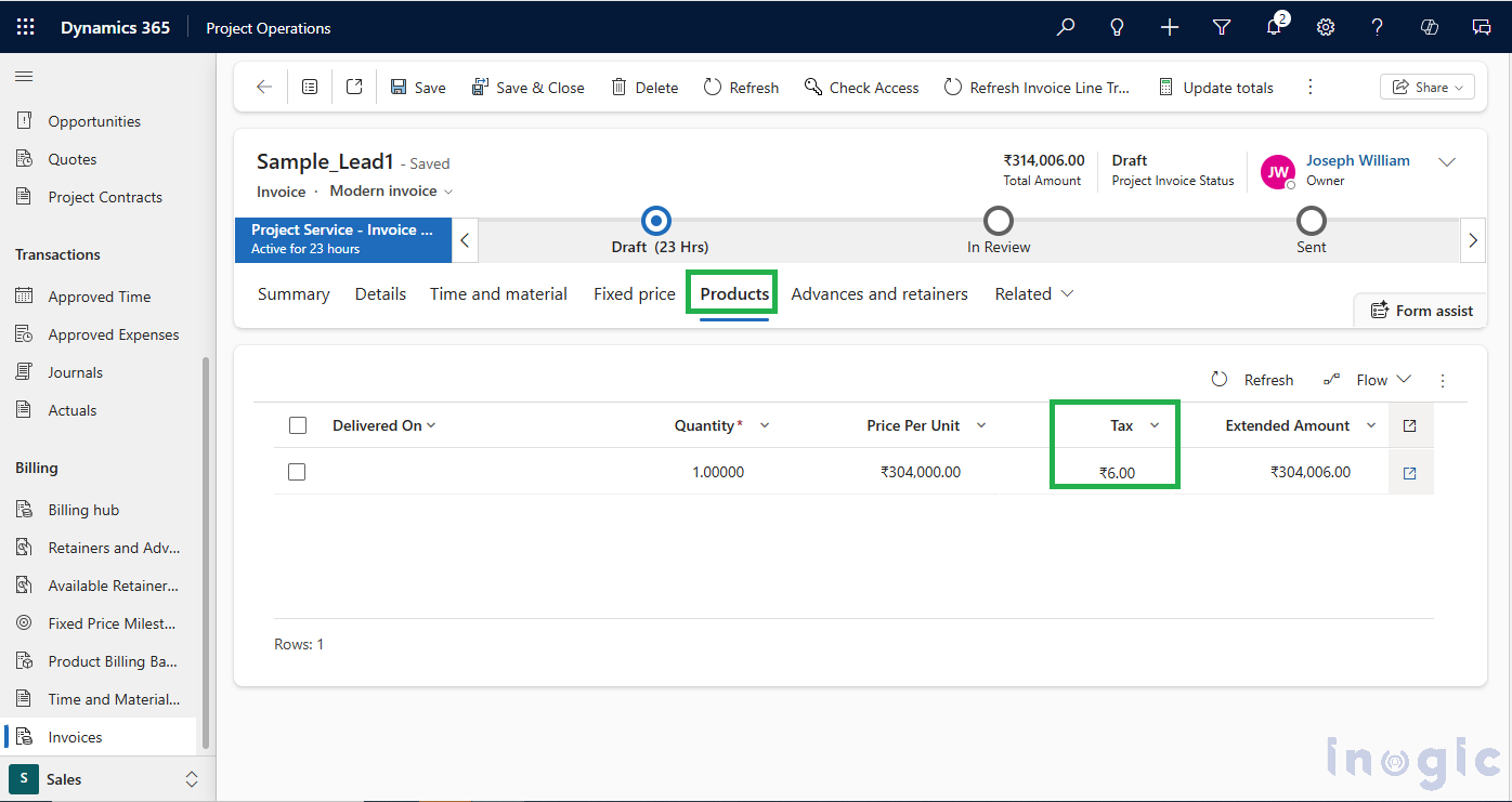 Modern Invoicing in Project Operations