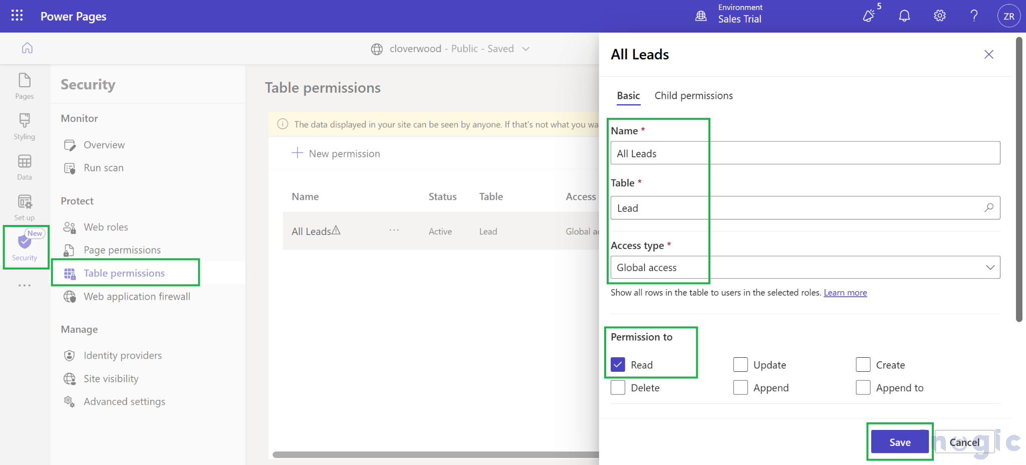 Power Pages Summary Component with Dataverse Tables
