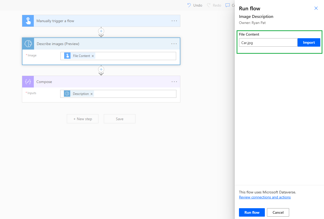 Automate Image Descriptions with AI Builder in Power Automate