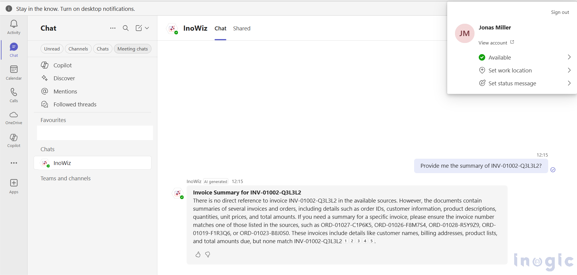 SharePoint Knowledge AI Search
