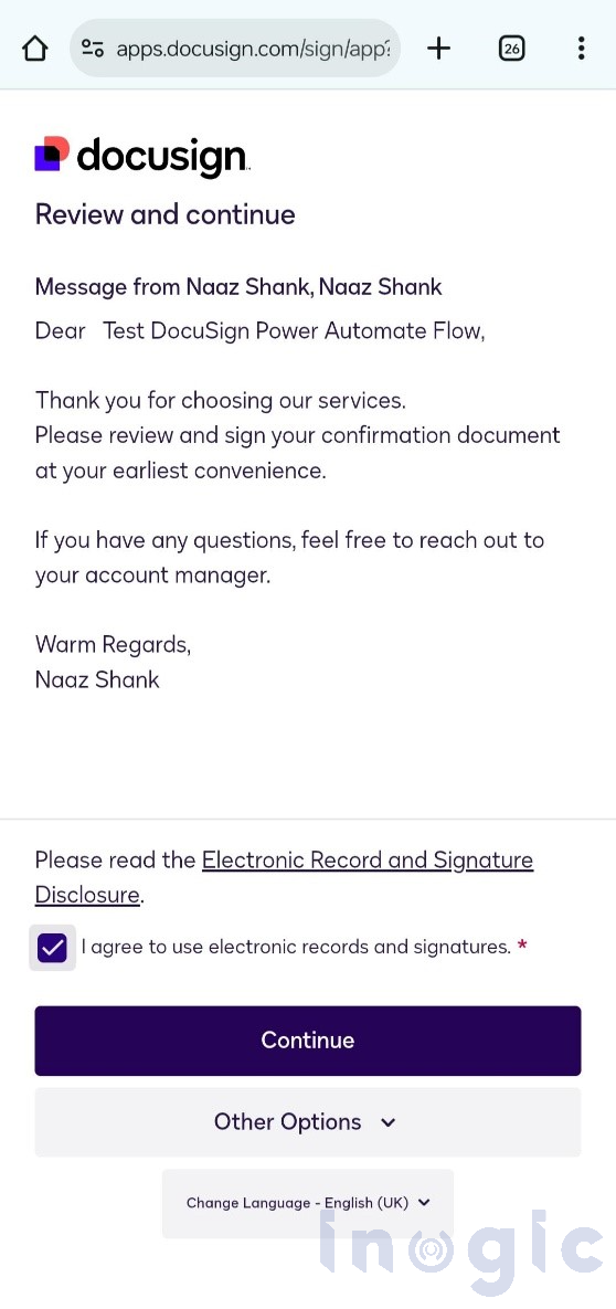 DocuSign in Power Automate