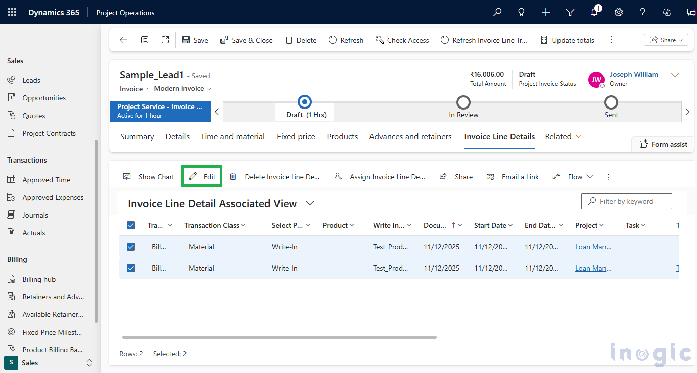 Modern Invoicing in Project Operations