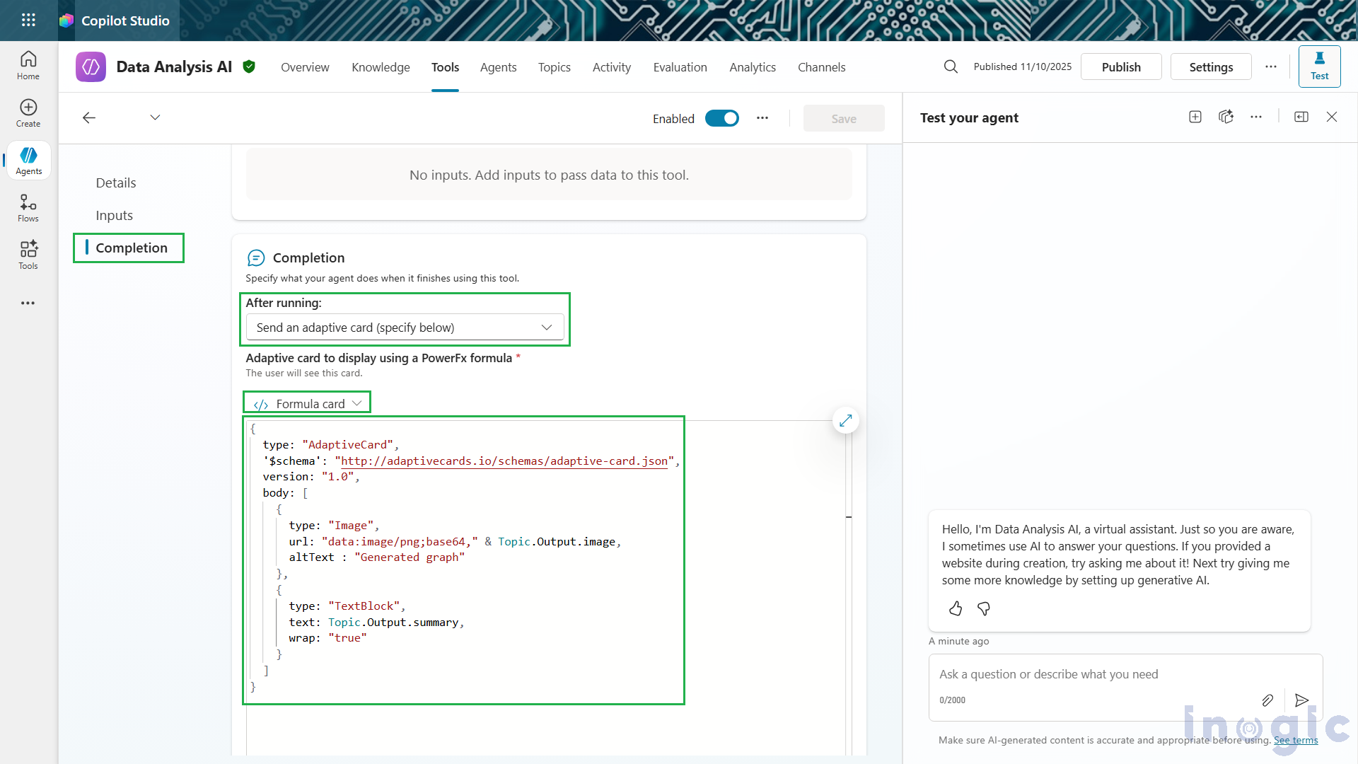 Code Interpreter in Microsoft Copilot Studio