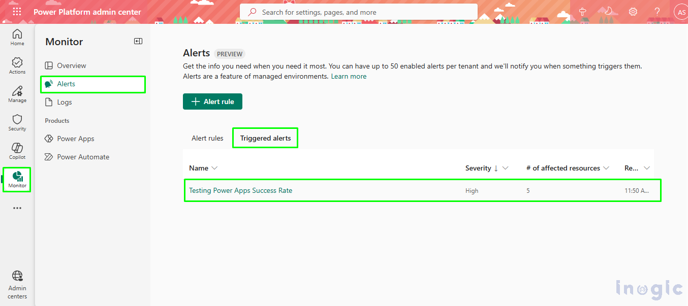 Monitoring Your Power Platform Resources with Alerts