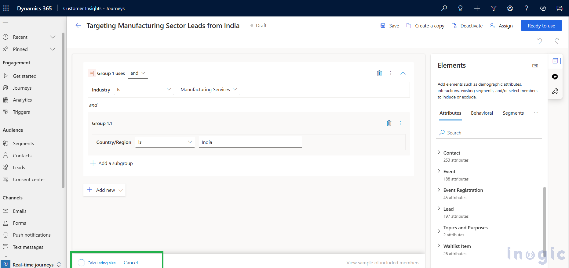 Dynamics 365 Customer Insights Journeys Segments