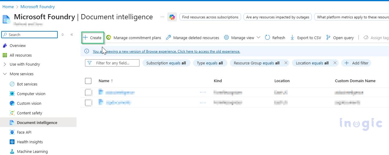 Azure Document Intelligence
