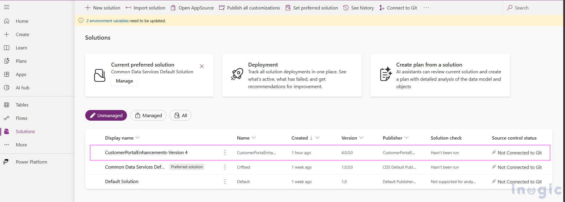 Dynamics 365 Solution Consolidation