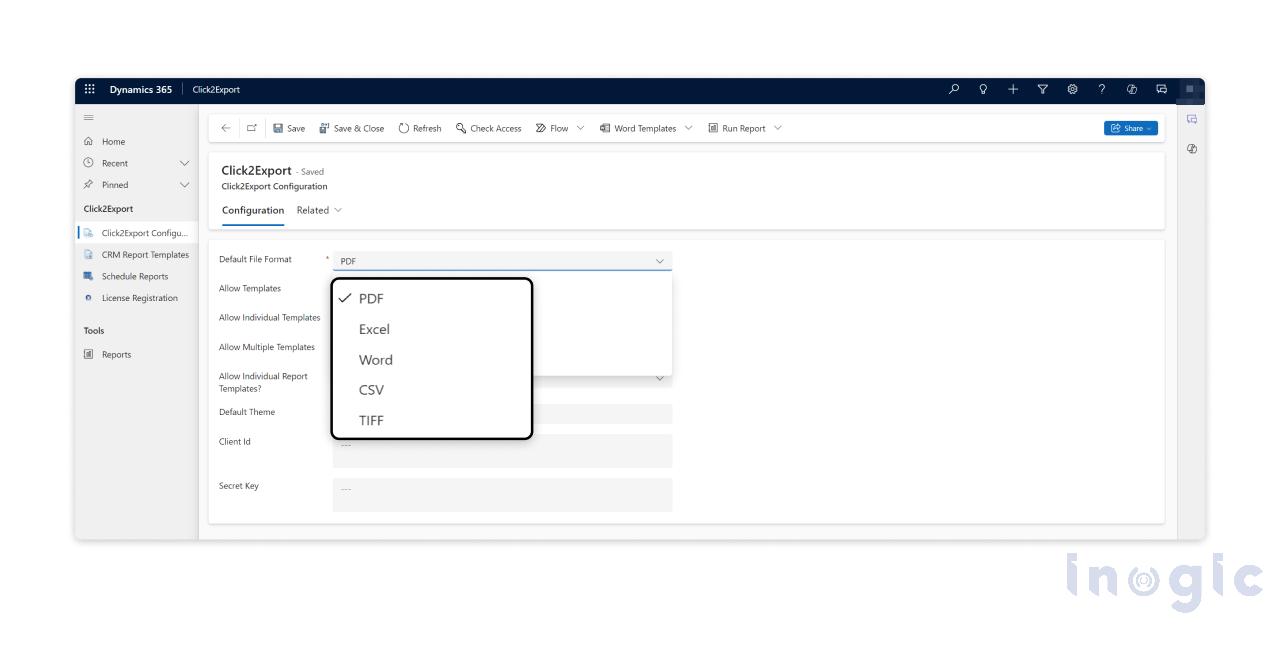 Export Data from Dynamics 365