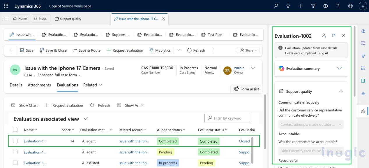 AI Powered Quality Evaluation
