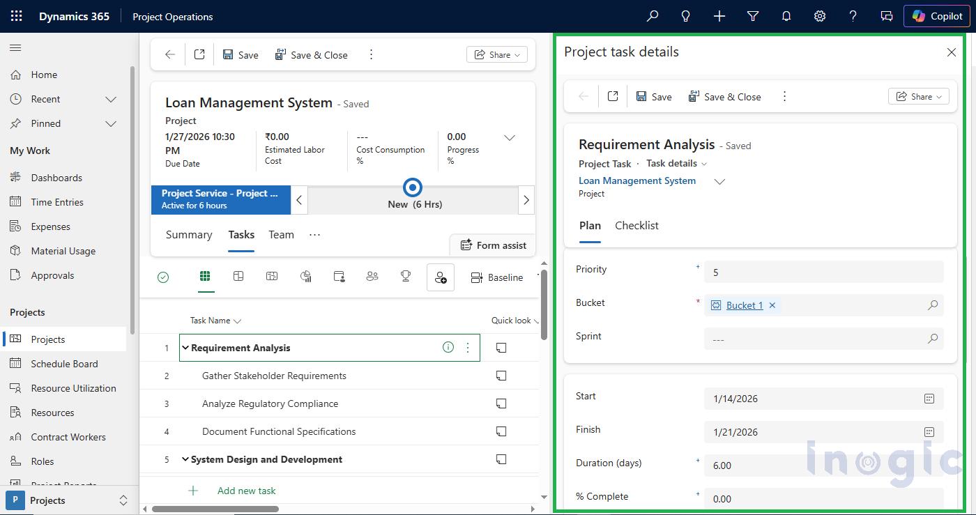 How to Customize the Task Pane in Project Operations